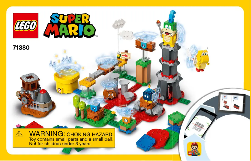 Page 1 de la notice Manuel utilisateur Lego Super Mario 71380