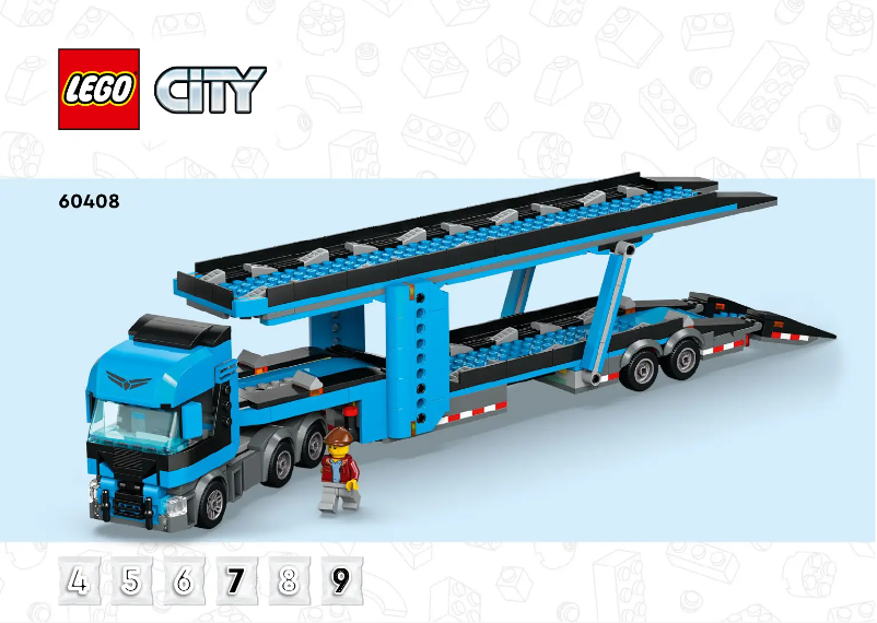 Page 1 de la notice Manuel utilisateur Lego City 60408