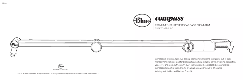 Image de la première page du manuel de l'appareil Compass