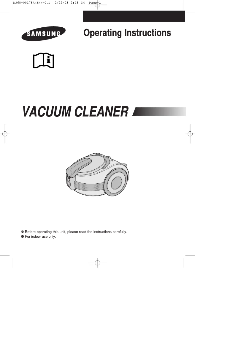 Image de la première page du manuel de l'appareil SC7065