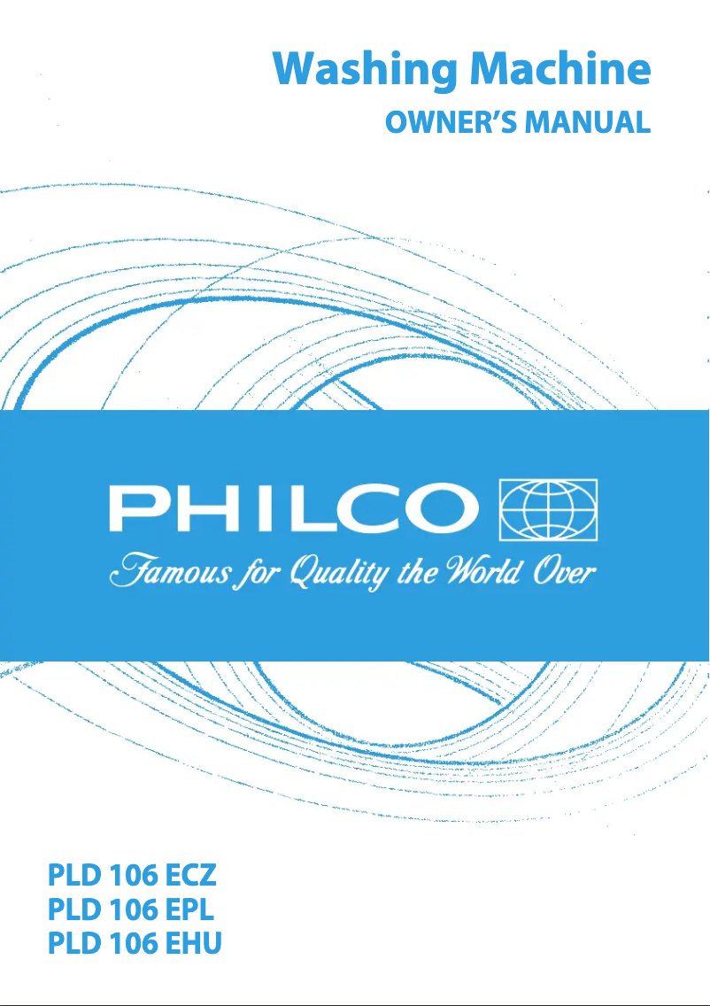 Page 1 de la notice Mode d'emploi Philco PLD 106 ECZ