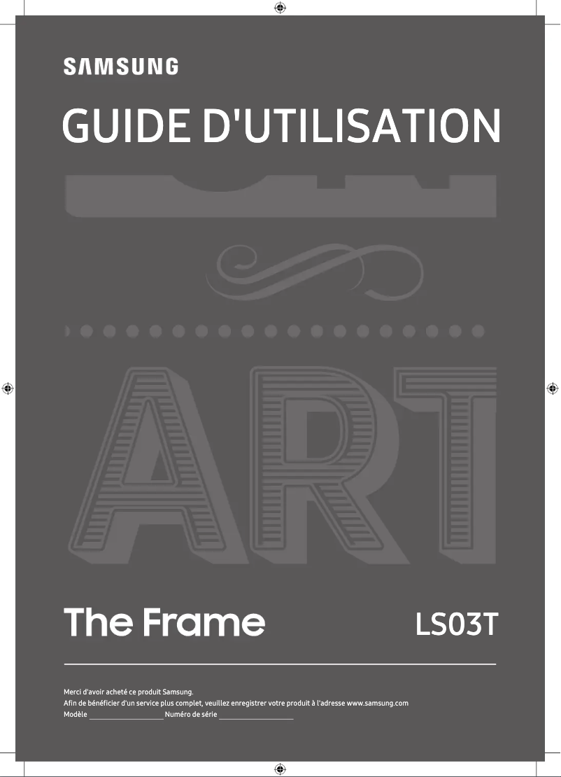 Page 1 de la notice Manuel utilisateur Samsung QA65LS03TAK