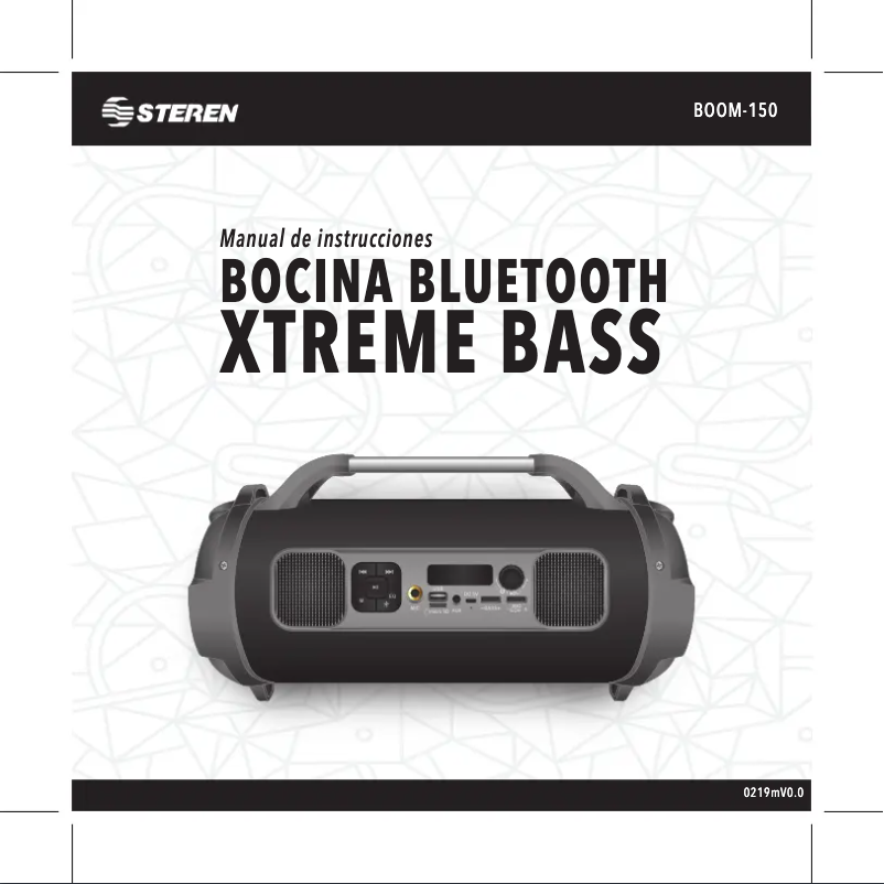 Page 1 de la notice Manuel utilisateur Steren BOOM-150