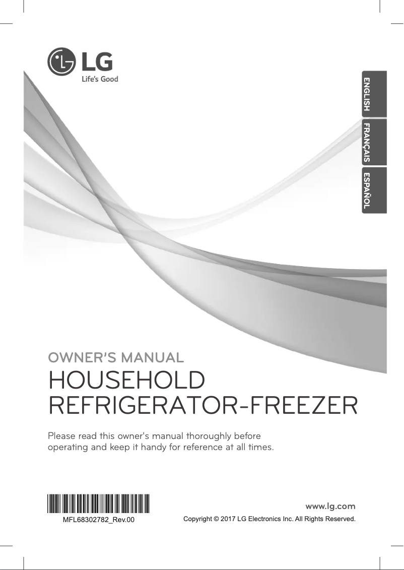 Page 1 de la notice Manuel utilisateur LG GMX936SBHV