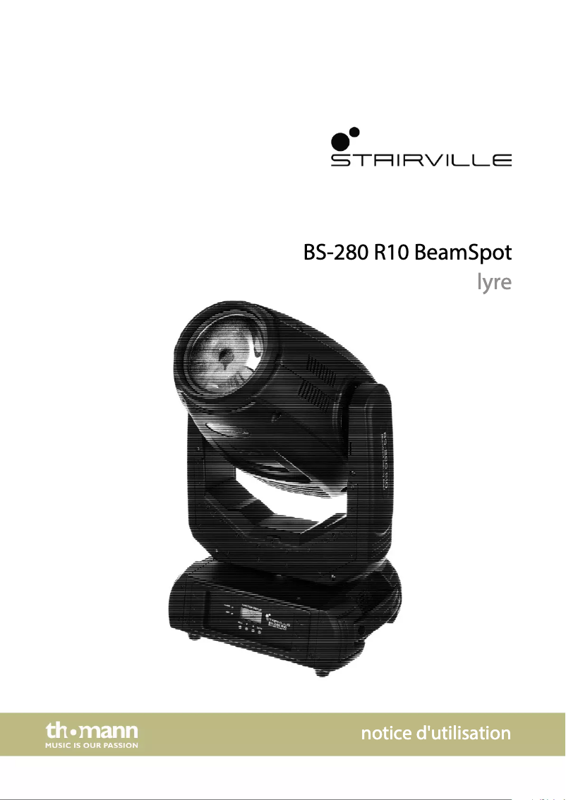 Image de la première page du manuel de l'appareil BS-280 R10 BeamSpot
