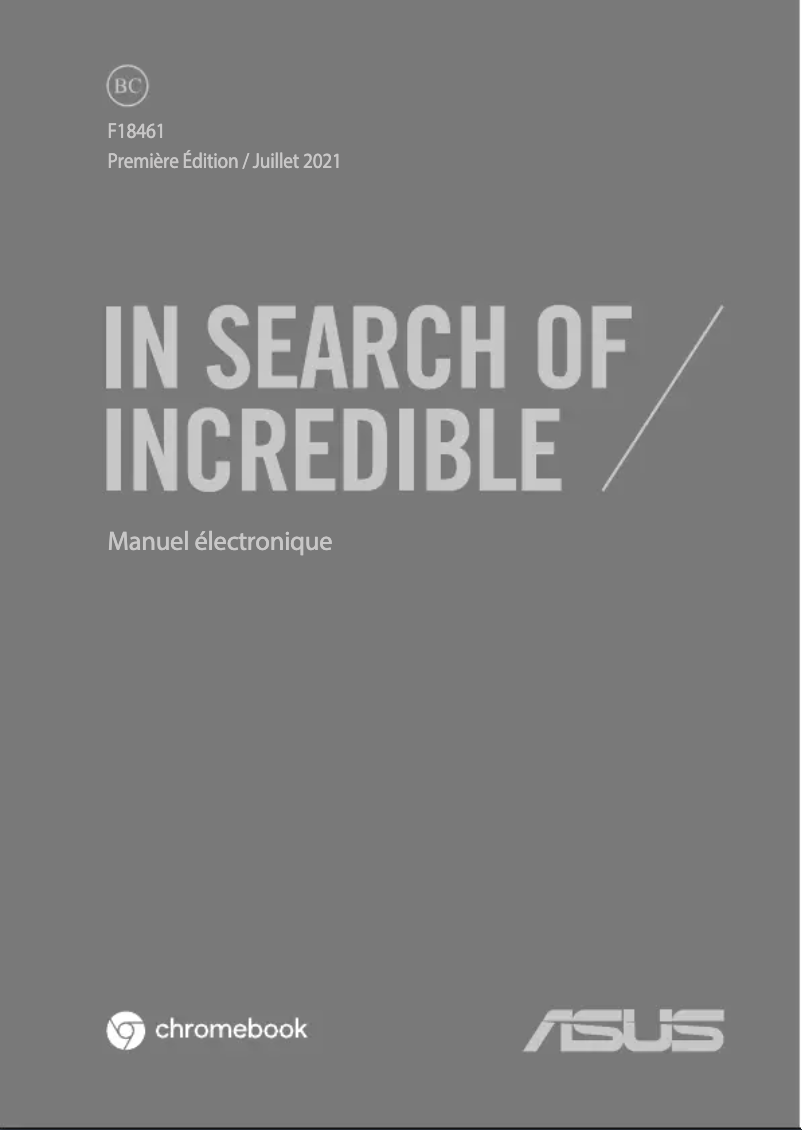 Image de la première page du manuel de l'appareil Chromebook CX1