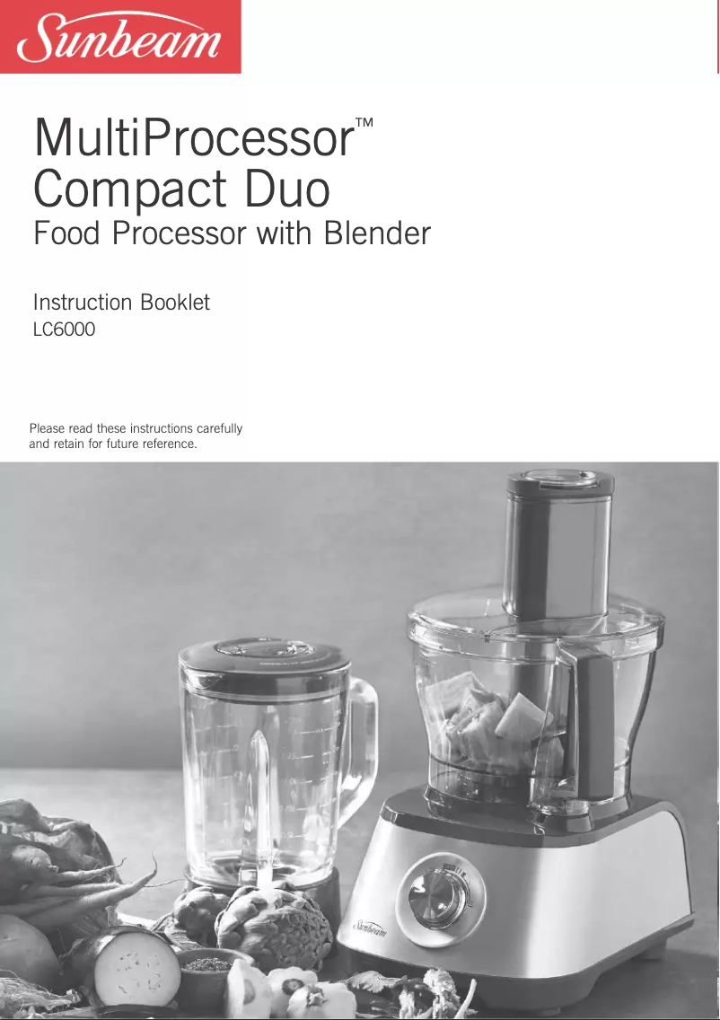 Image de la première page du manuel de l'appareil LC6000