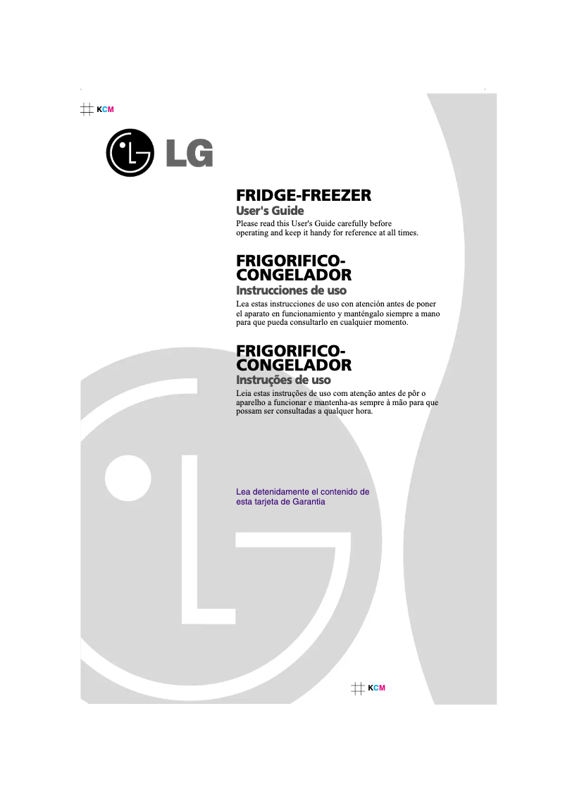 Page 1 de la notice Manuel utilisateur LG GC-B399PTQA