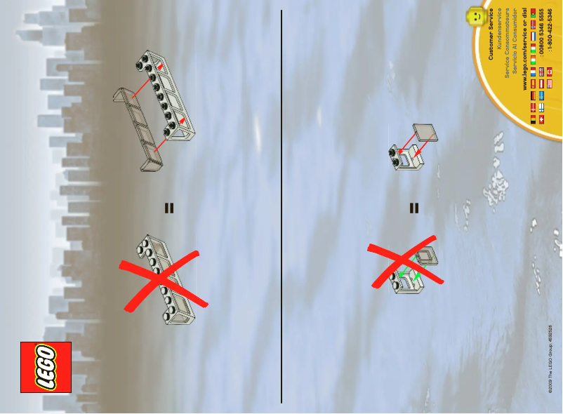 Page 1 de la notice Manuel utilisateur Lego Maersk Line Container Ship