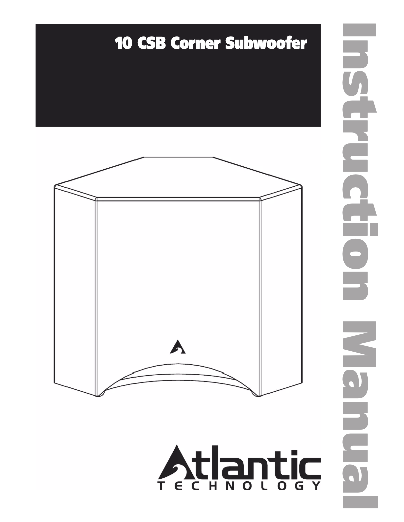Image de la première page du manuel de l'appareil 10e CSB