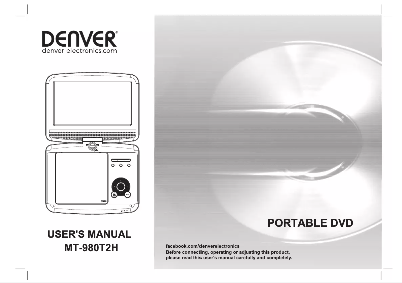 Image de la première page du manuel de l'appareil MT-980T2H