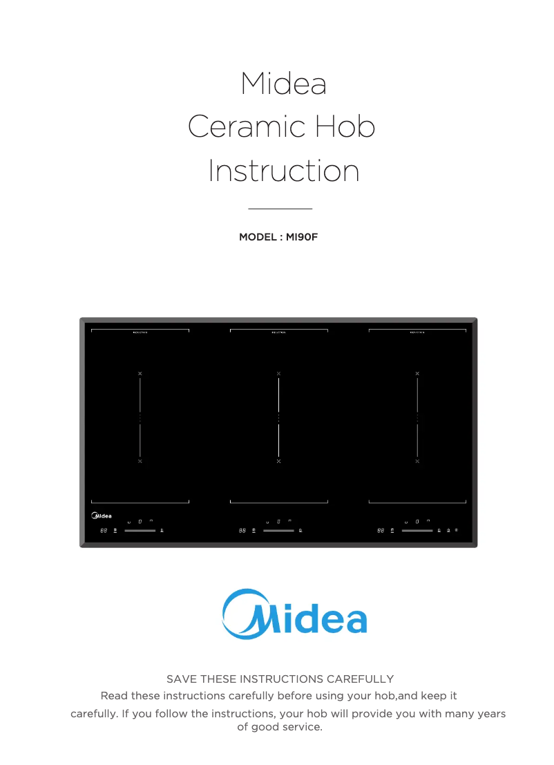 Page n°1 - Manuel utilisateur Midea MI90F