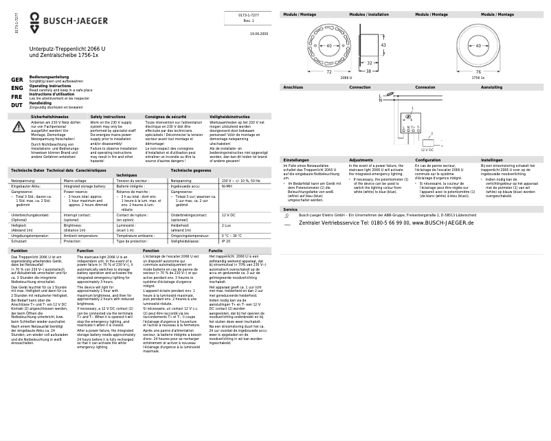 Image de la première page du manuel de l'appareil 1753-0-4874