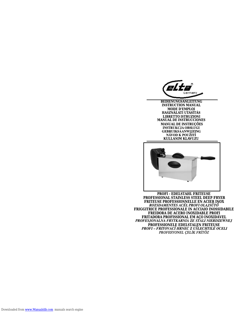 Image de la première page du manuel de l'appareil FT250