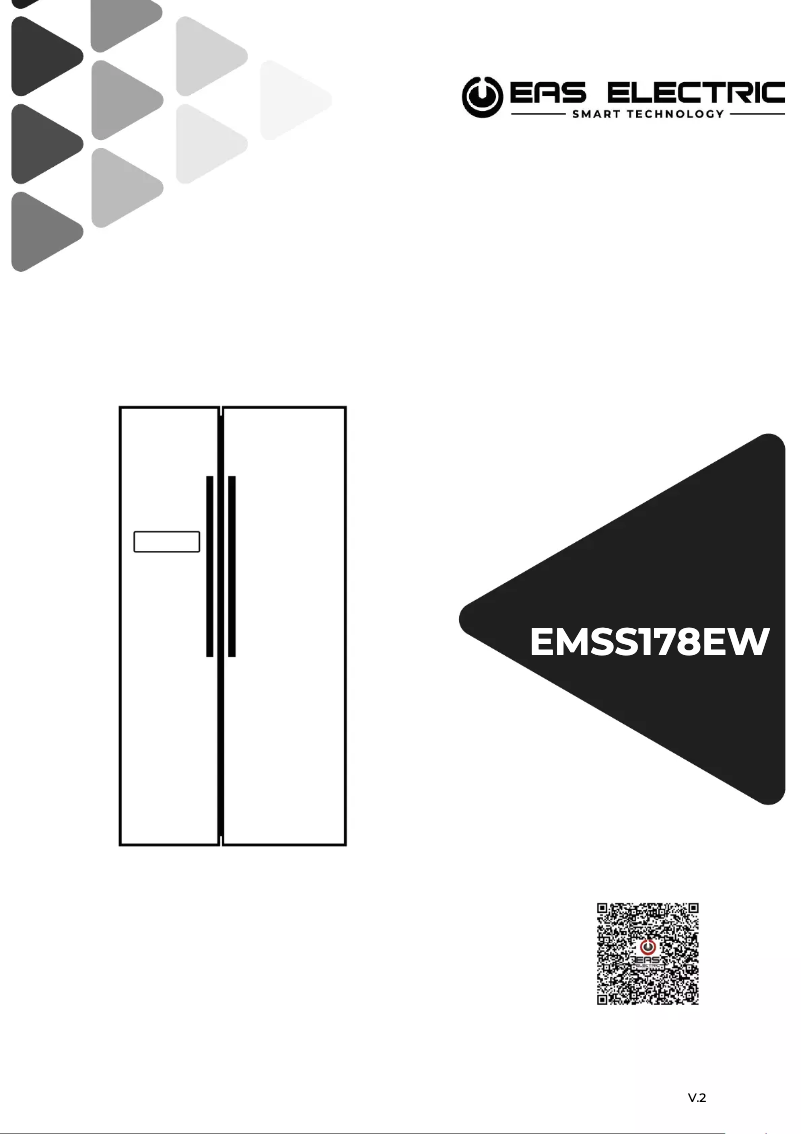Page 1 de la notice Manuel utilisateur EAS Electric EMSS178EW