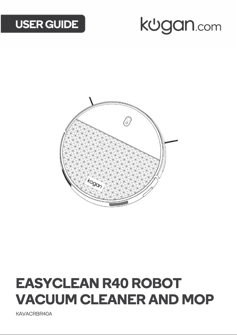 Page n°1 - Manuel utilisateur Kogan KAVACRBR40A