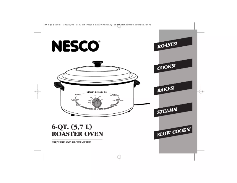Page n°1 - Manuel utilisateur Nesco 4816-14G-30
