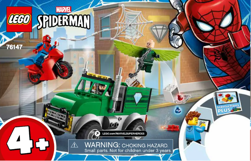 Page n°1 - Manuel utilisateur Lego Marvel Spiderman 76147