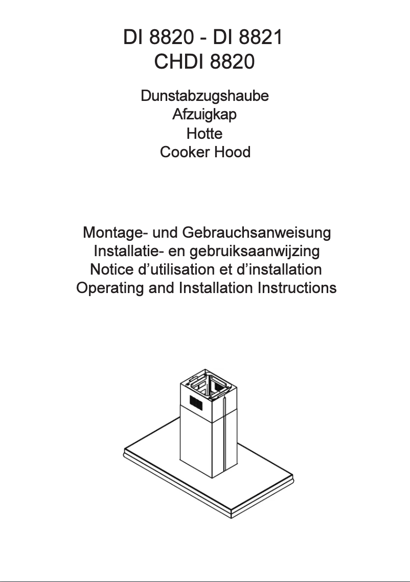 Page n°1 - Manuel utilisateur AEG-Electrolux DI 8820 A