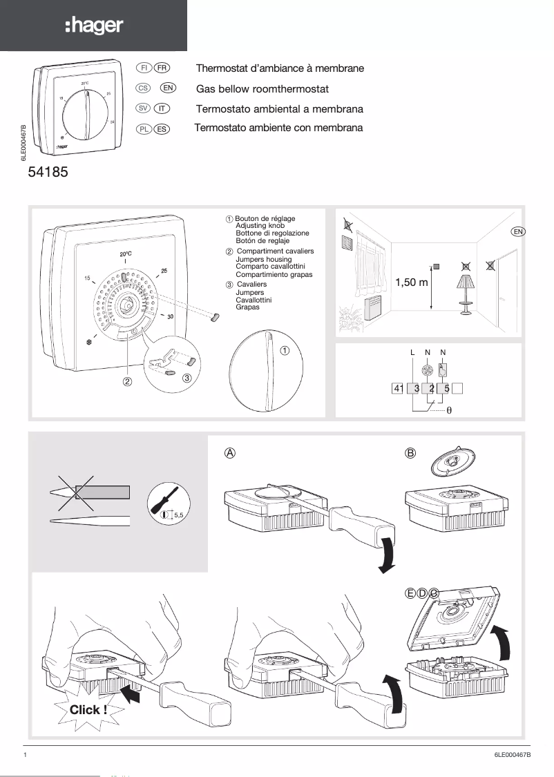 Image de la première page du manuel de l'appareil 54185