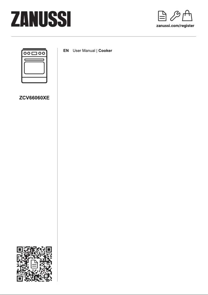 Page n°1 - Manuel utilisateur Zanussi ZCV66060XE