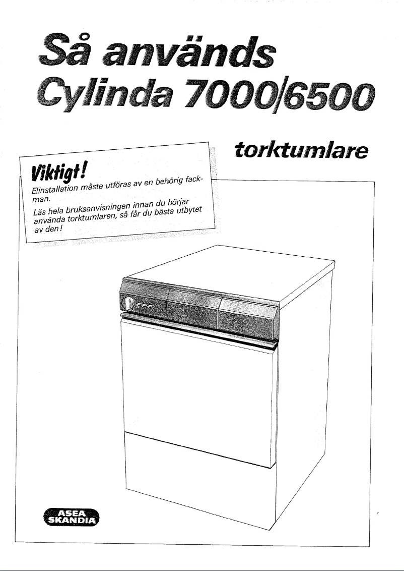 Image de la première page du manuel de l'appareil 6500