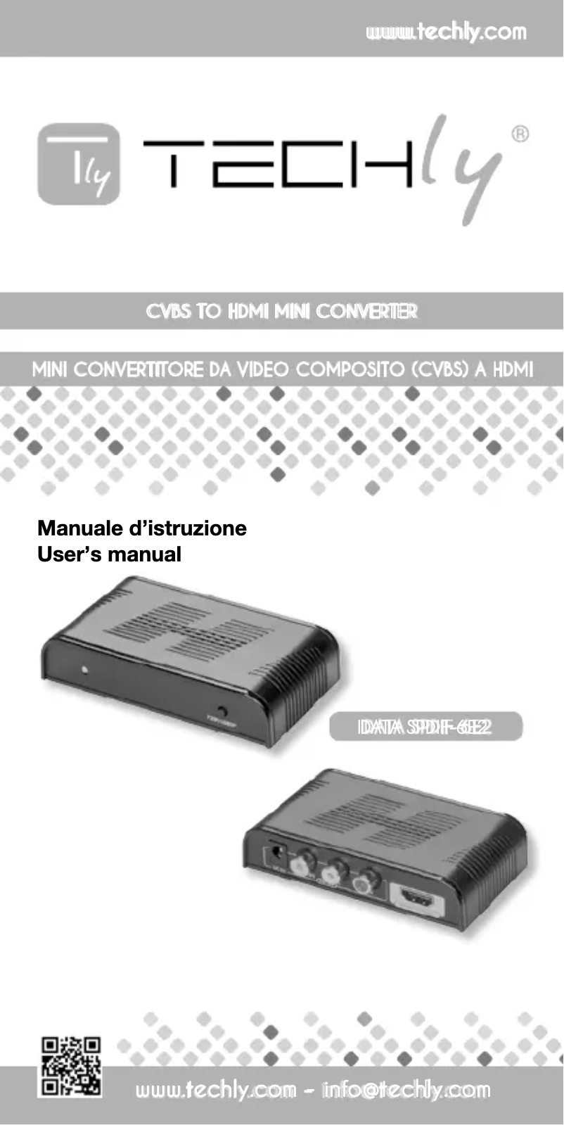 Page n°1 - Manuel utilisateur Techly IDATA SPDIF-6E2
