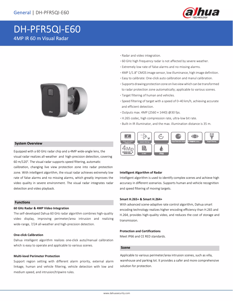 Image de la première page du manuel de l'appareil PFR5QI-E60