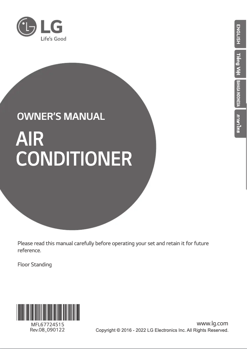 Página 1 del manual Manual de usuario LG APNQ36GR5A4