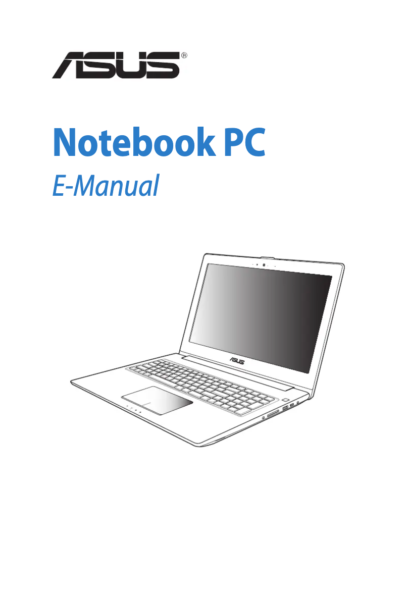 Image de la première page du manuel de l'appareil ZenBook UX51VZ