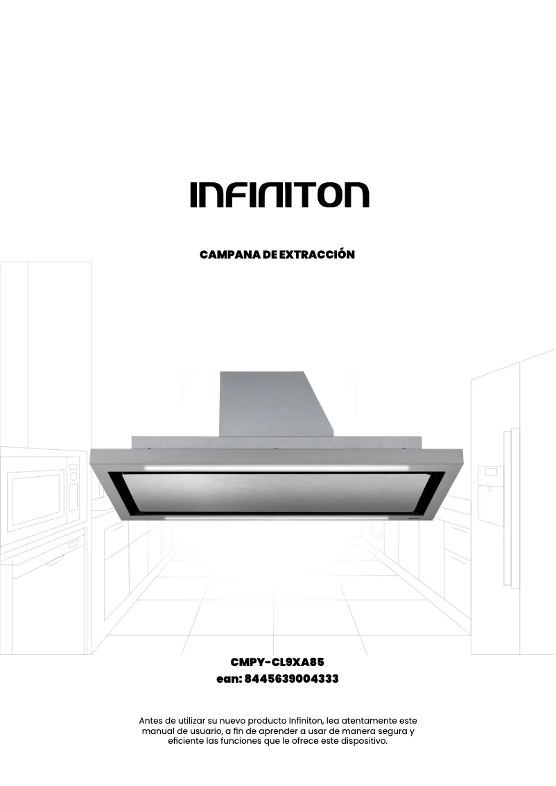 Page n°1 - Manuel utilisateur Infiniton CMPY-CL9XA85