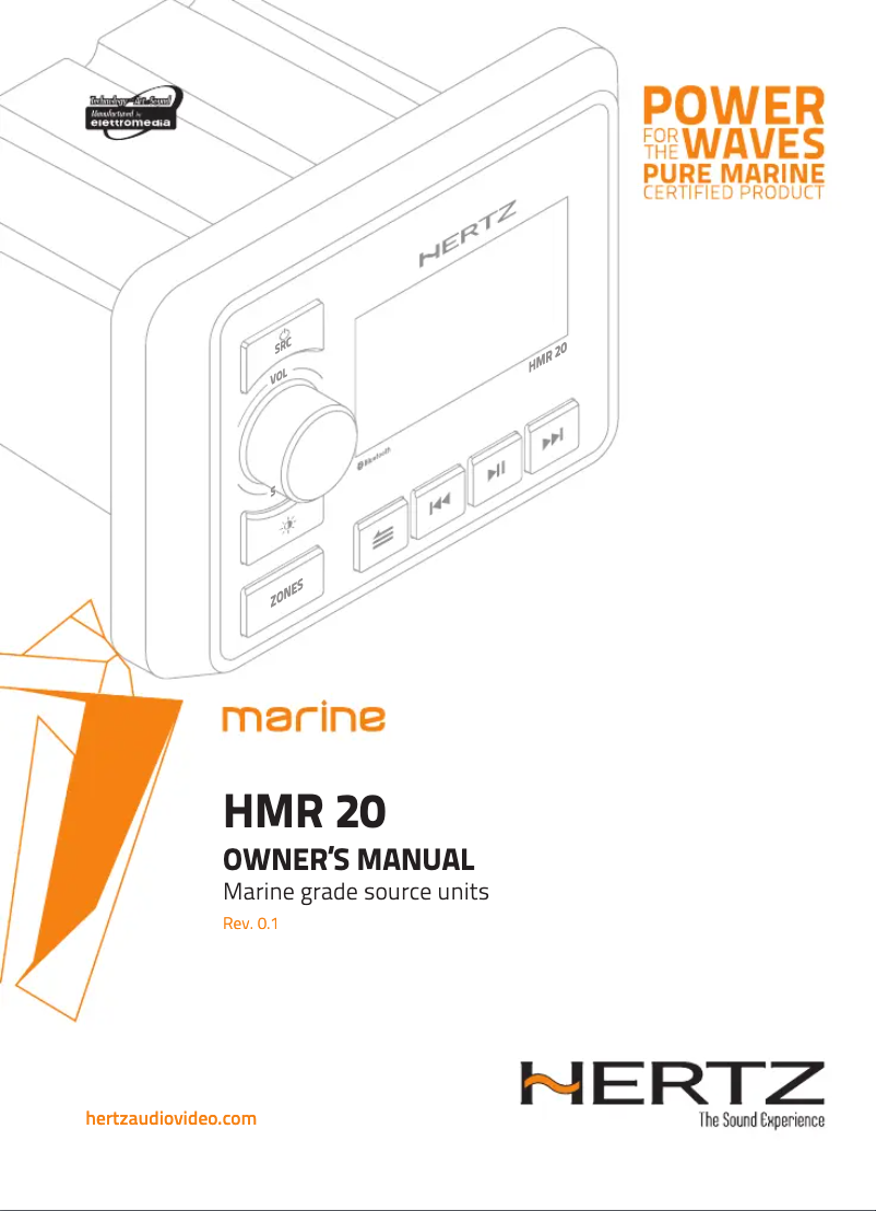 Page 1 de la notice Manuel utilisateur Hertz HMR 20