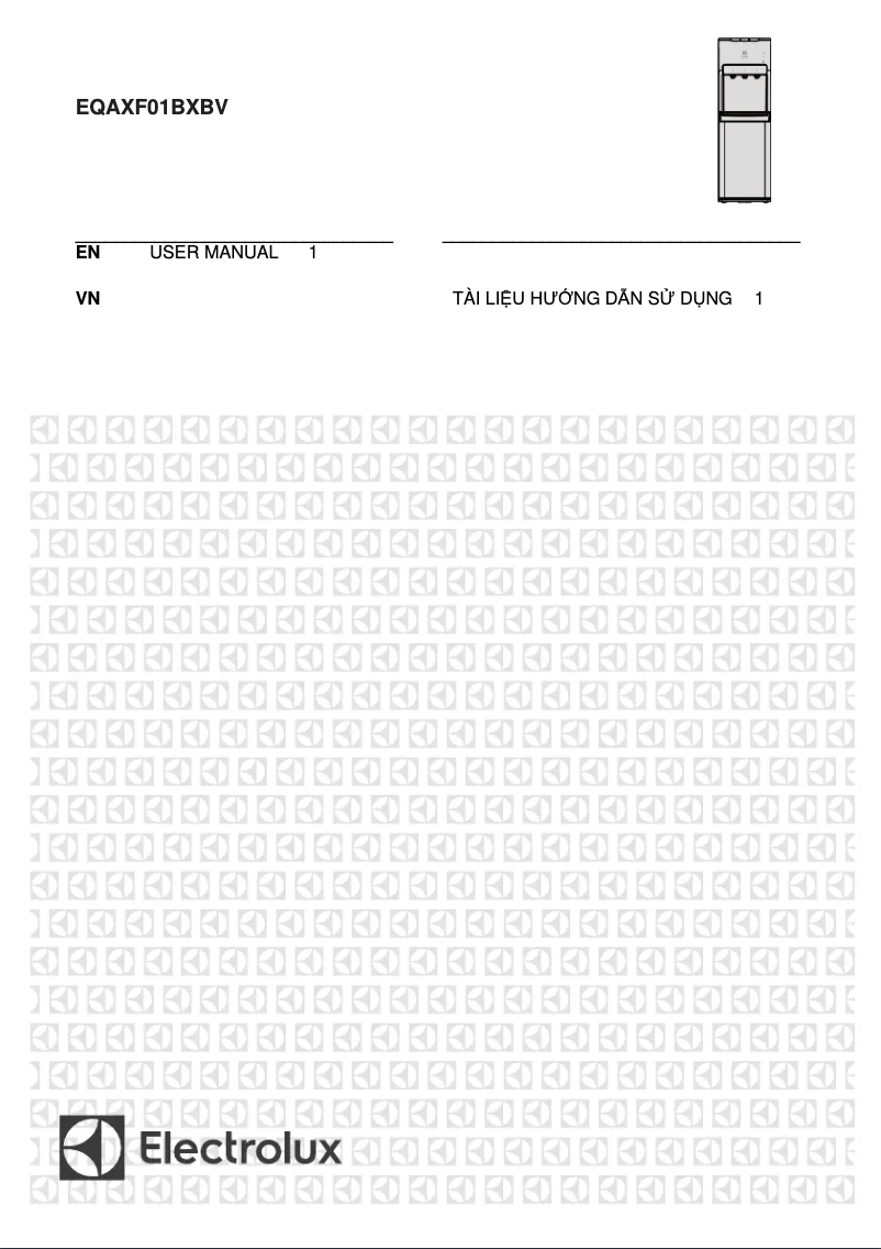 Image de la première page du manuel de l'appareil EQAXF01BXBV