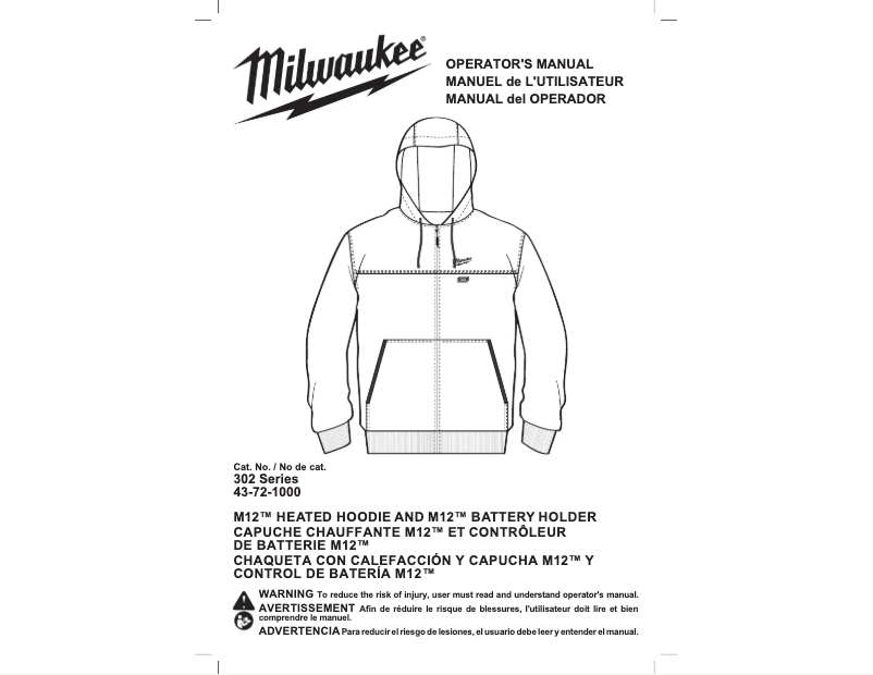 Image de la première page du manuel de l'appareil M12 302-21