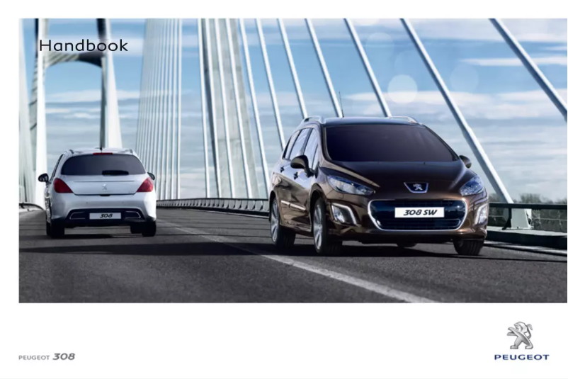 Page 1 de la notice Manuel utilisateur Peugeot 308 SW (2012)