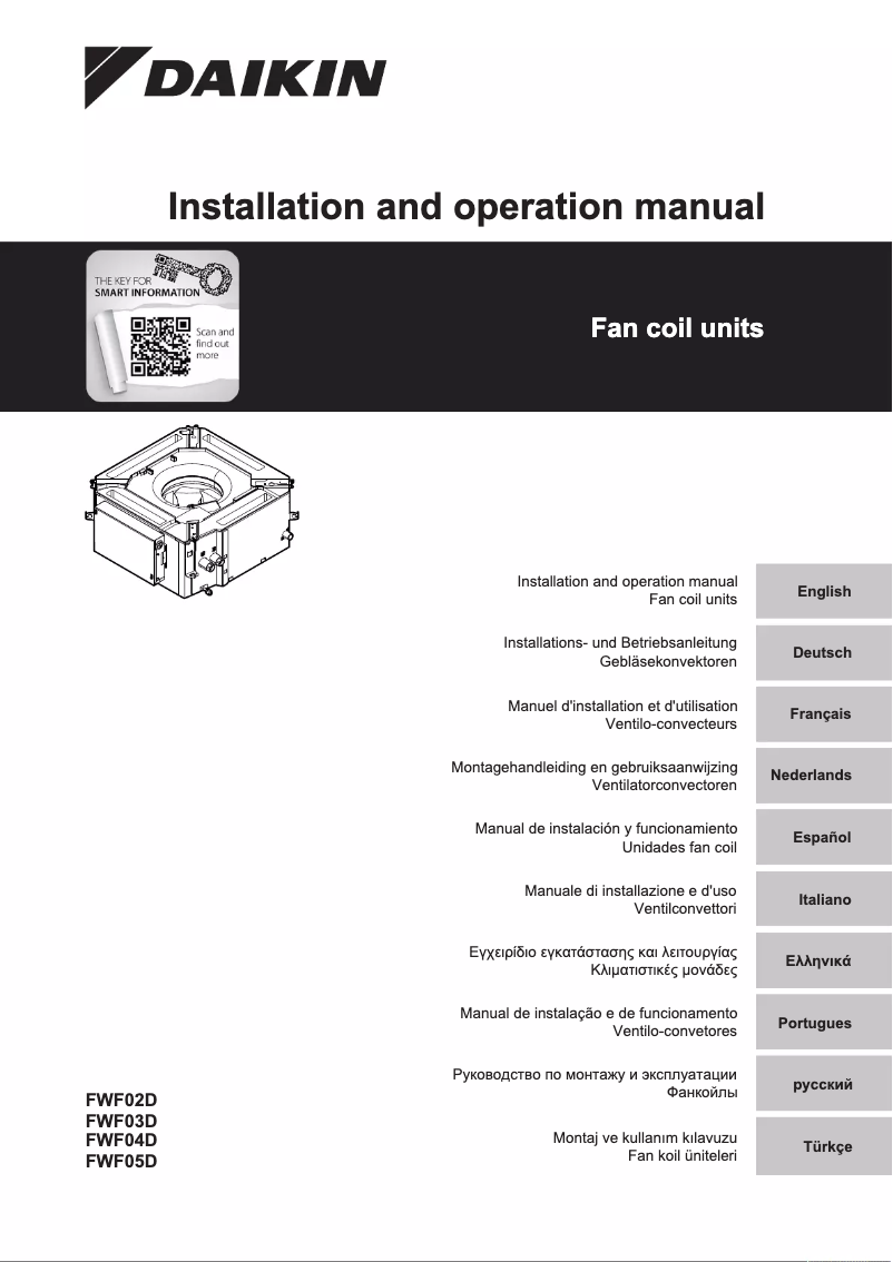 Página 1 del manual Manual de usuario Daikin FWF04DATN5V3