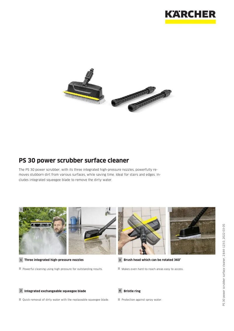 Image de la première page du manuel de l'appareil PS 30