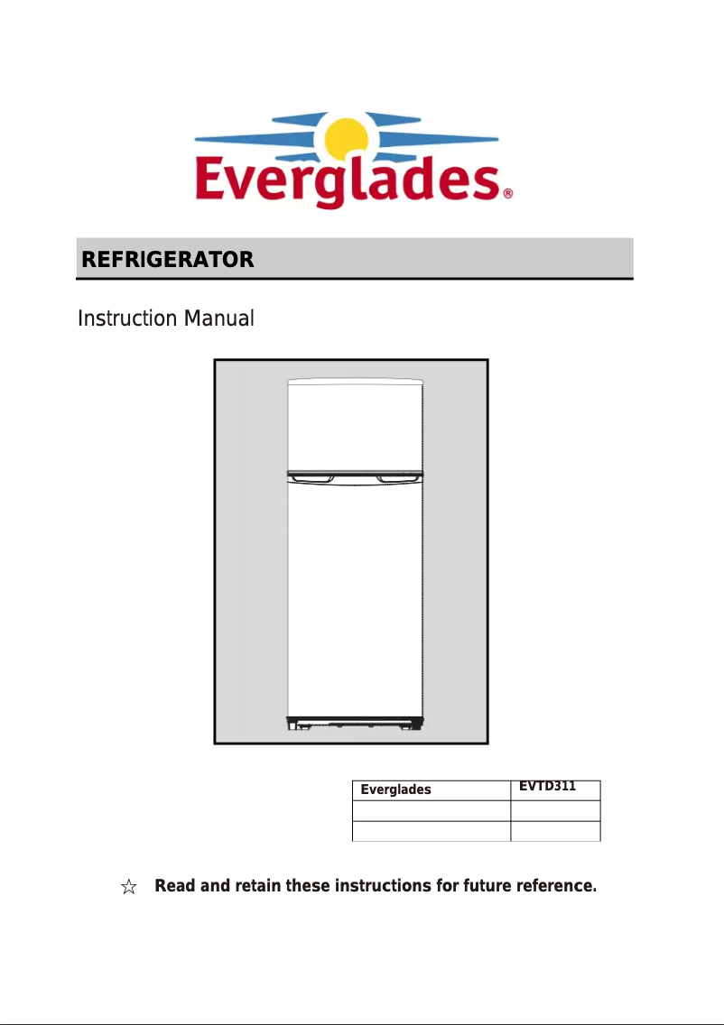 Page n°1 - Manuel utilisateur Everglades EVTD311
