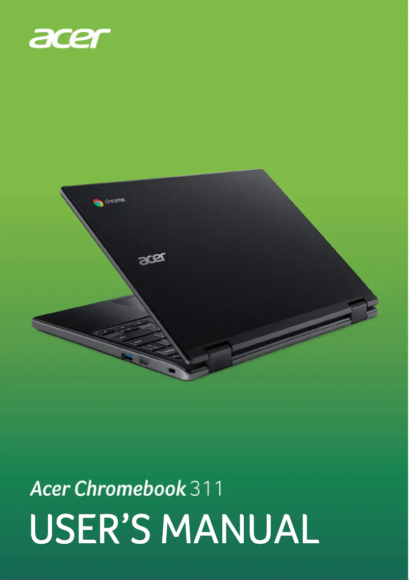 Page n°1 - Manuel utilisateur Acer Chromebook 31