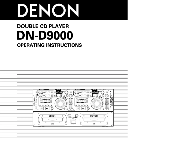 Página 1 del manual Manual de usuario Denon DN-D9000
