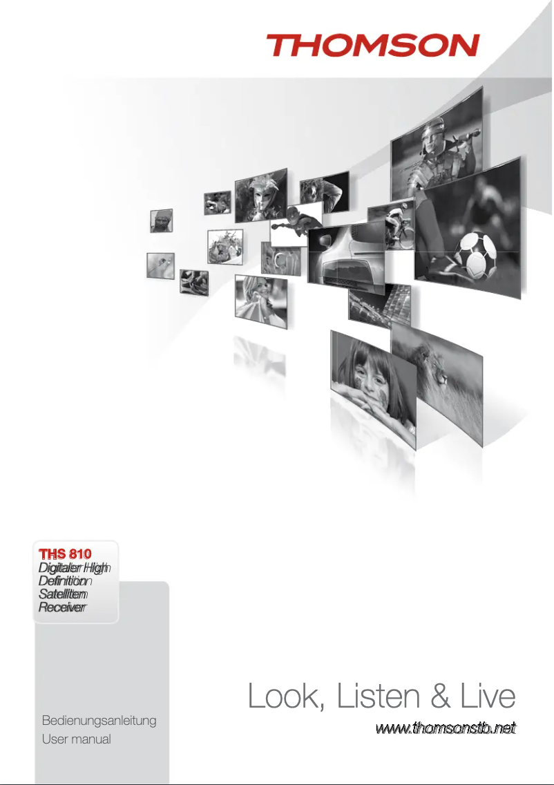 Image de la première page du manuel de l'appareil THS 810