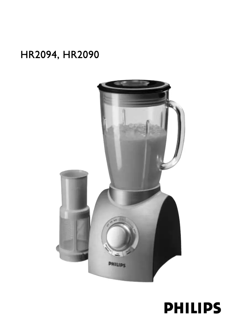 Page n°1 - Manuel utilisateur Philips Walita Aluminium Collection RI2094
