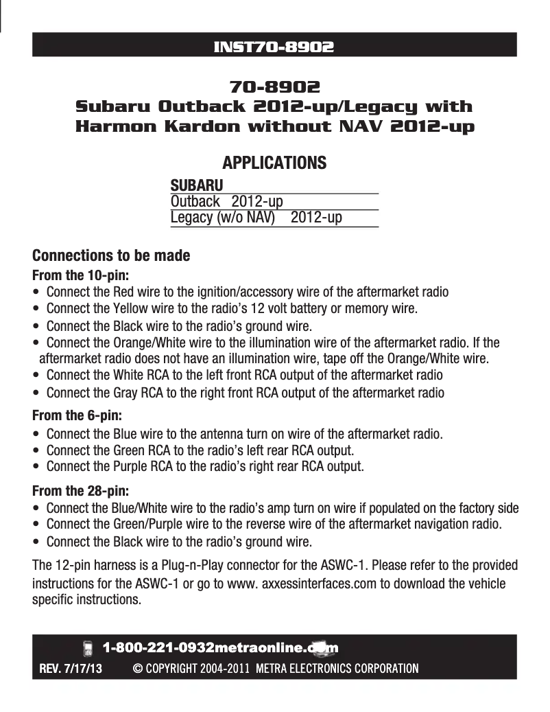 Image de la première page du manuel de l'appareil 70-8902