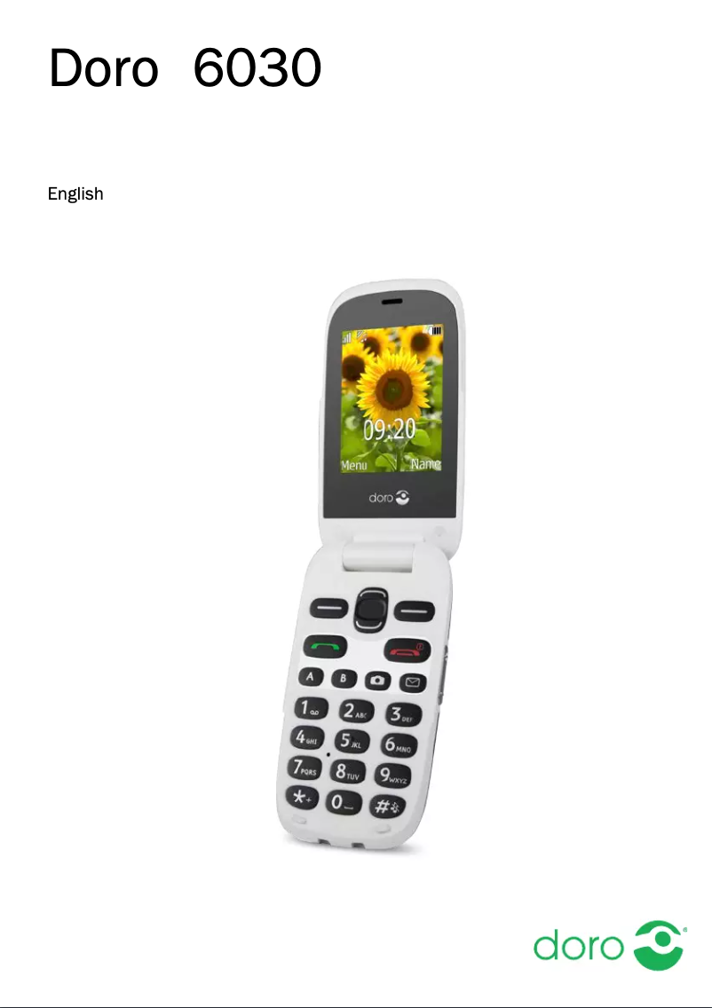 Page 1 de la notice Manuel utilisateur Doro PhoneEasy 6030