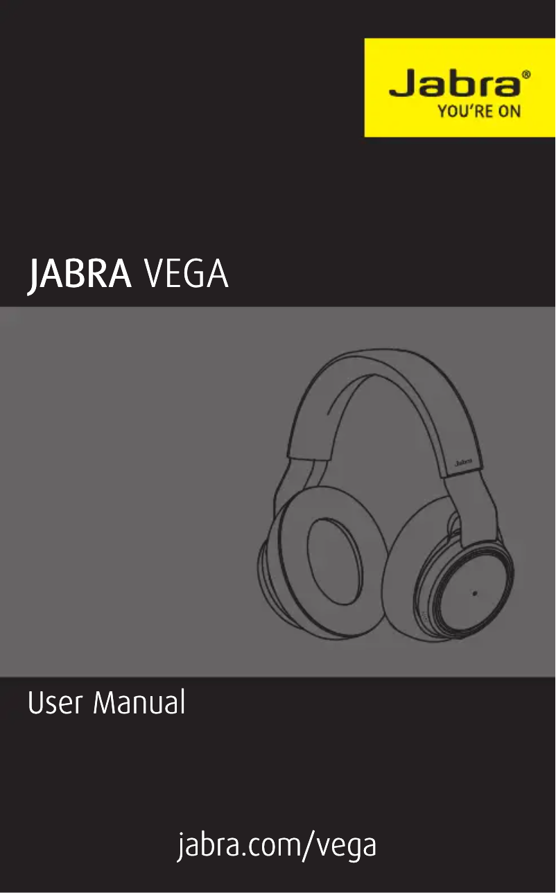 Page 1 de la notice Manuel utilisateur Jabra Vega