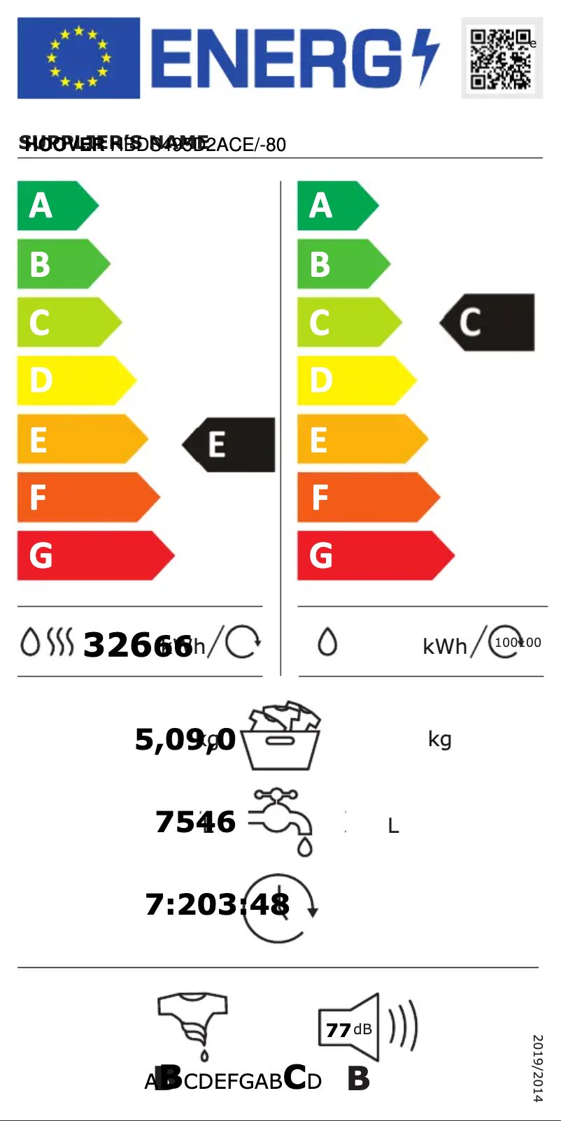 Image de la première page du manuel de l'appareil H-WASH 300 LITE HBDS495D2ACE/-80