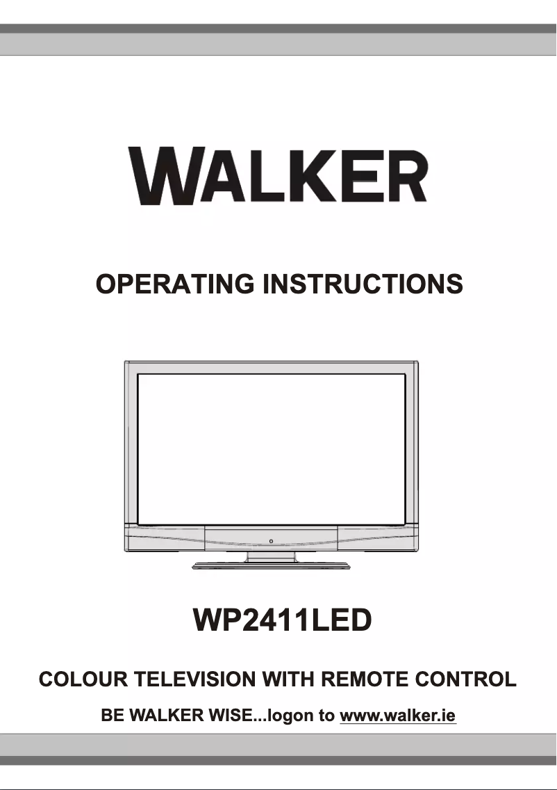 Page n°1 - Manuel utilisateur Walker WP2411LED