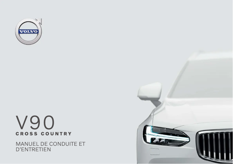 Page 1 de la notice Manuel utilisateur Volvo V90 Cross Country (2021)