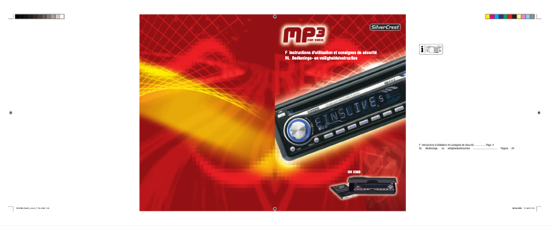Page 1 de la notice Manuel utilisateur SilverCrest KH2389