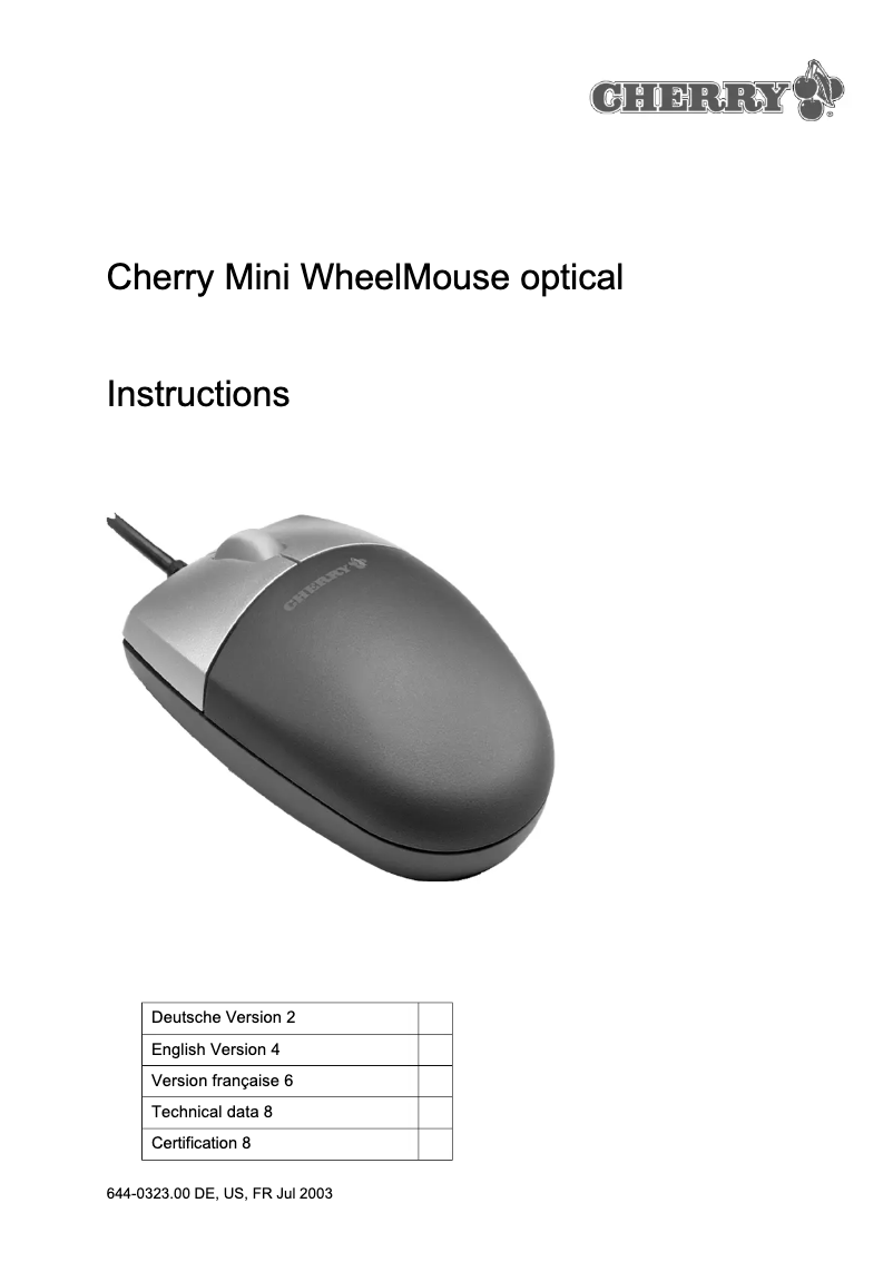 Image de la première page du manuel de l'appareil M-5010